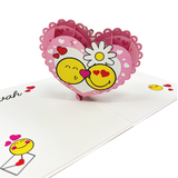 Hugs and Kisses  Pop-Up Card Smiley x Chao