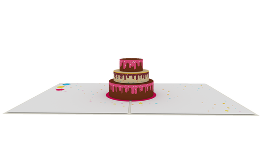 Birthday Cake Pop-Up Card