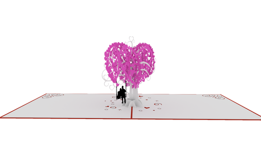 Tree of Hearts Pop-Up Card