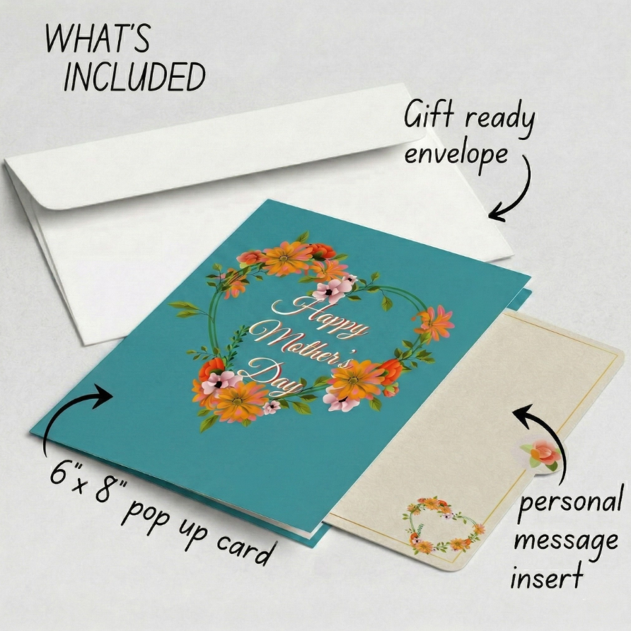 "I Love You" Garden Butterfly Card