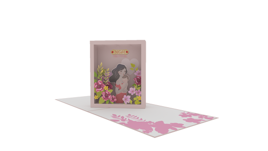 Mom My First Love Pop-Up Card