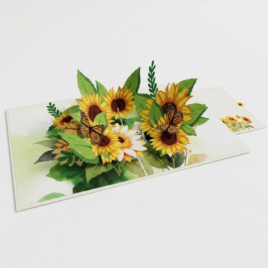 "Sunshine & Smile" Sunflower Card