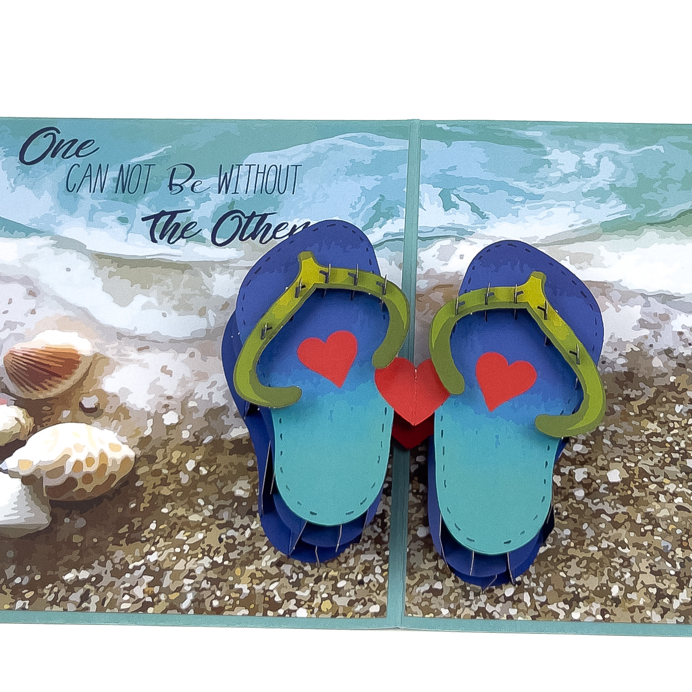 Flip-Flops Pop-Up Card