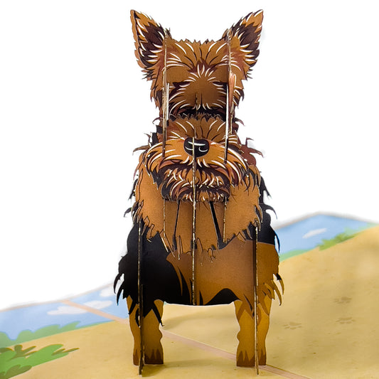 Yorkshire Terrier Pop-up Card