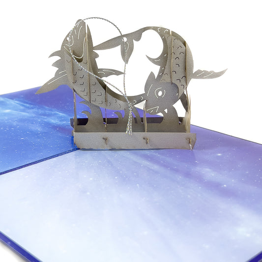Pisces Pop-Up Card