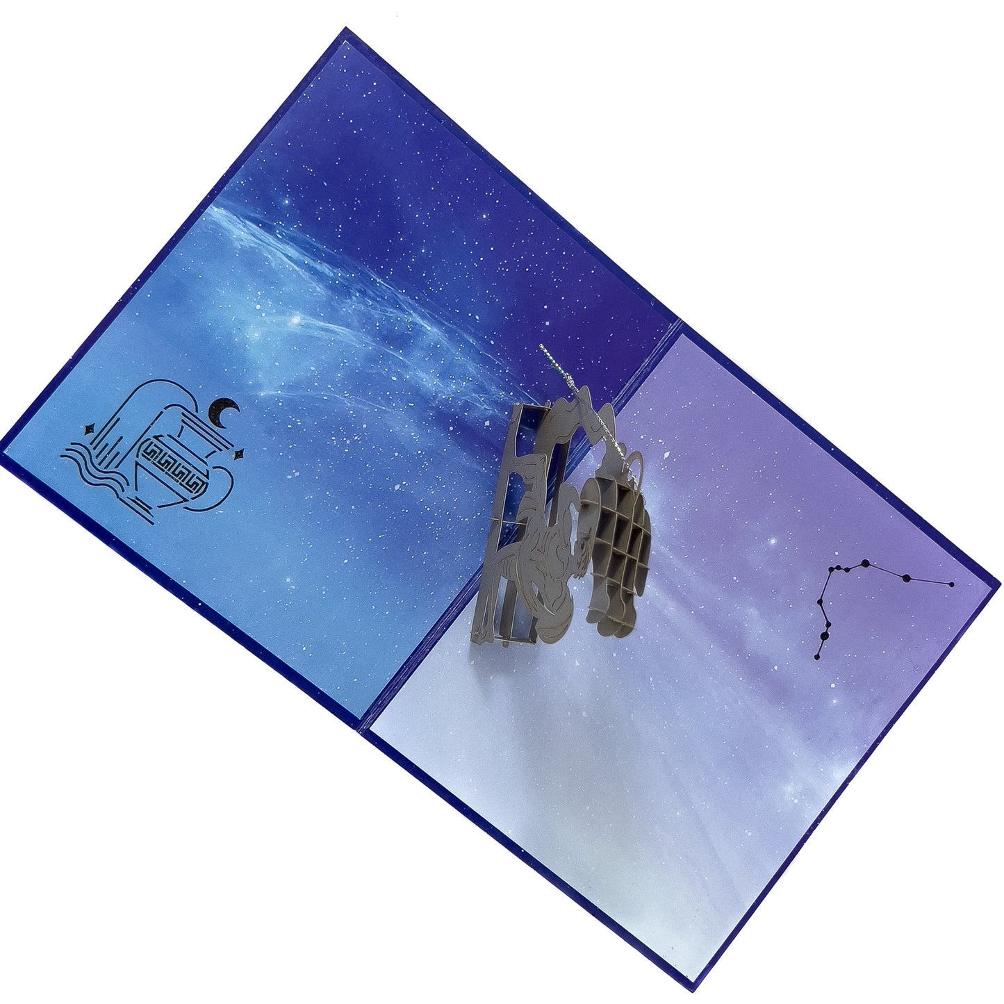 Aquarius Pop-up Card