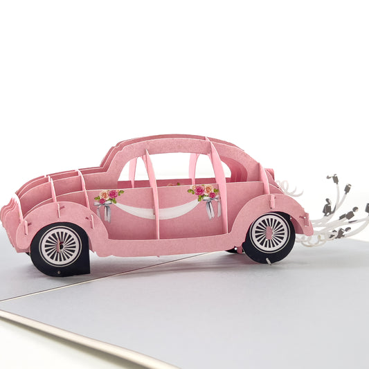 Wedding Car Pop-Up Card