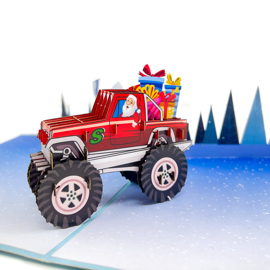 Santa Claus is Coming to Town Pop-Up Card