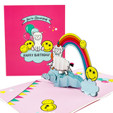 You're Lllamaing, Happy Birthday! Pop-Up Card Smiley X Chao