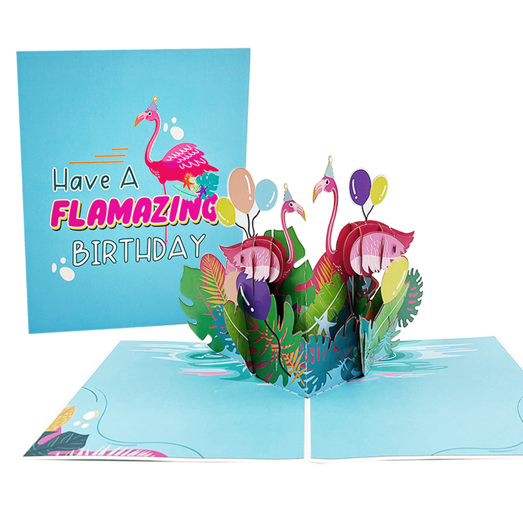 Have a Flamazing Birthday! Pop-Up Card