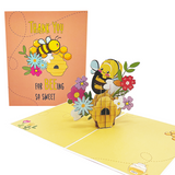 Thank You for Beeing So Sweet Pop-Up Card