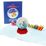 Snowman Snow Globe Pop-Up Card