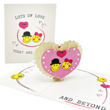 Lots of Love Today and Beyond Pop-Up Card Smiley X Chao