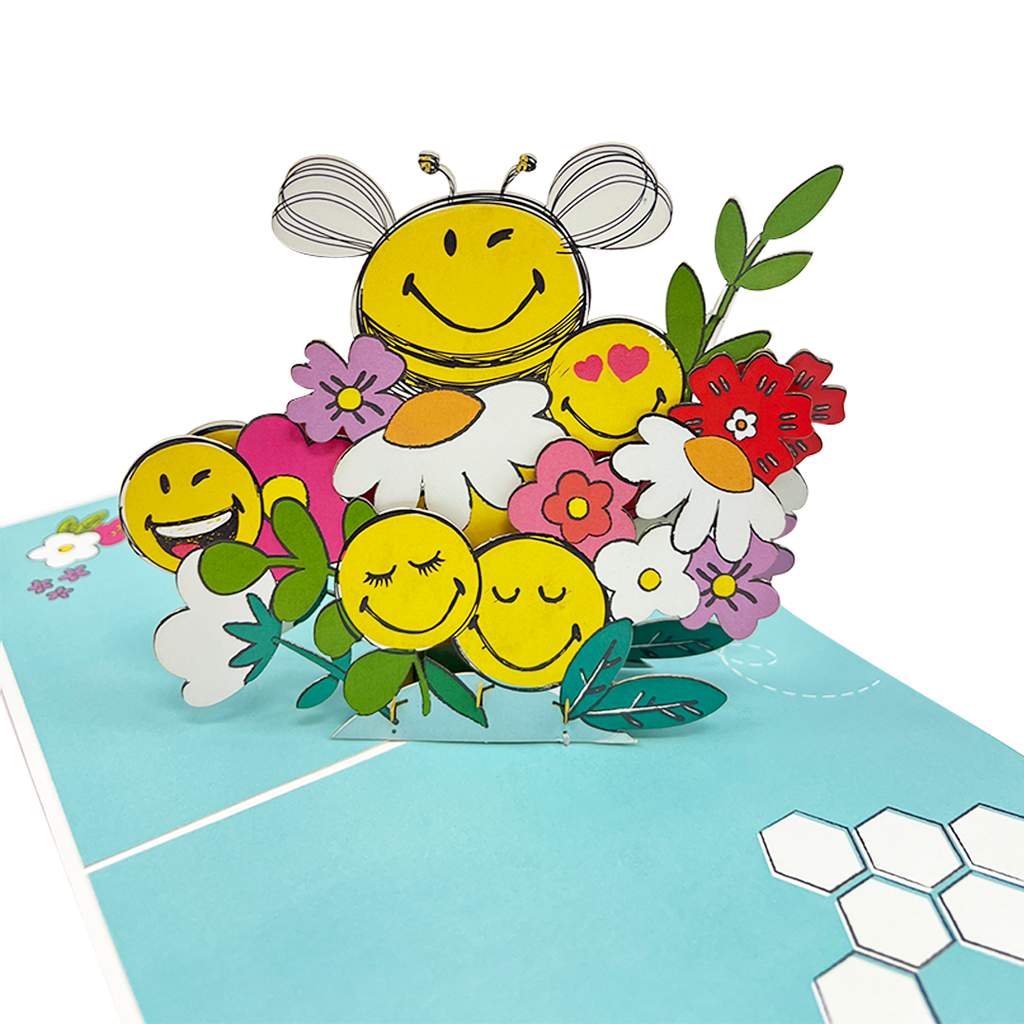 Bee Well Soon  Pop-Up Card Smiley x Chao
