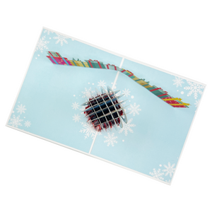 Snowman Snow Globe Pop-Up Card