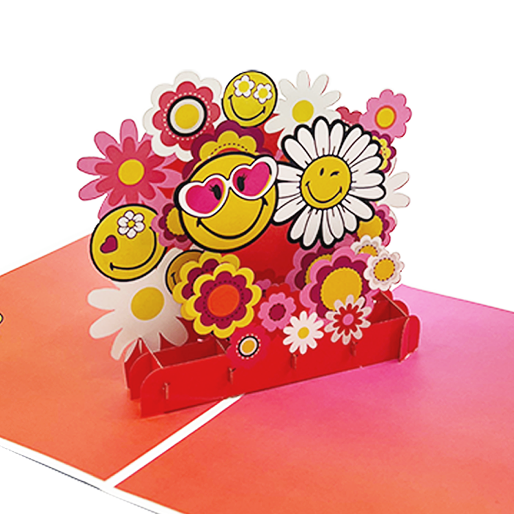 Friends Forever  Pop-Up Card Smiley x Chao