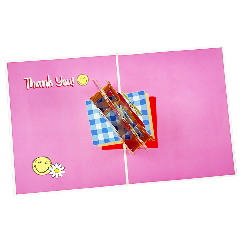 Thank You Cherry Much Pop-Up Card Smiley X Chao
