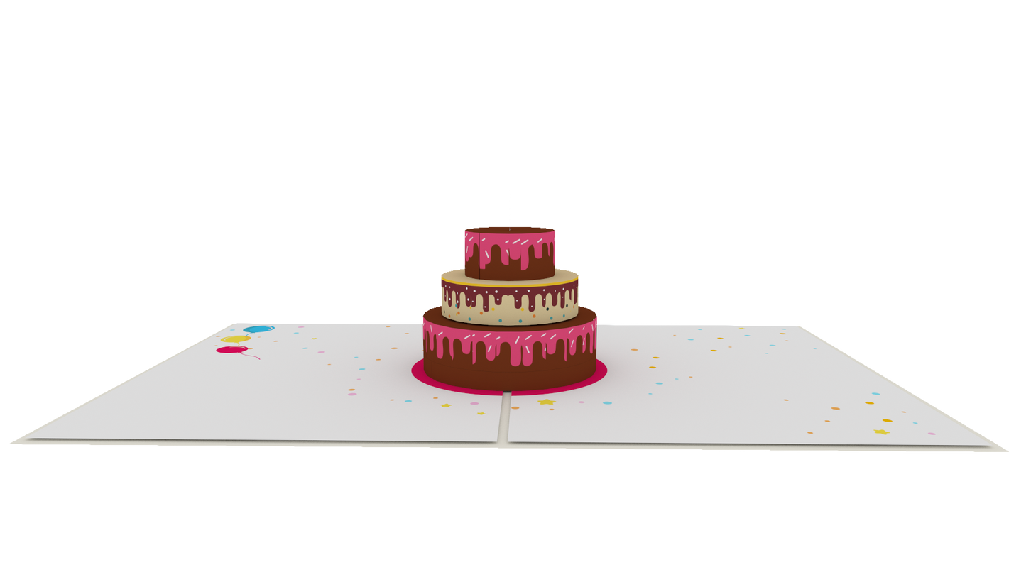 Birthday Cake Pop-Up Card