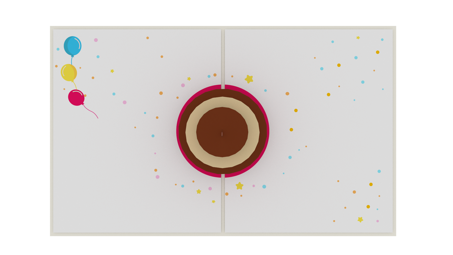Birthday Cake Pop-Up Card