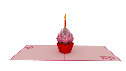 Birthday Cupcakes Pop-Up Card