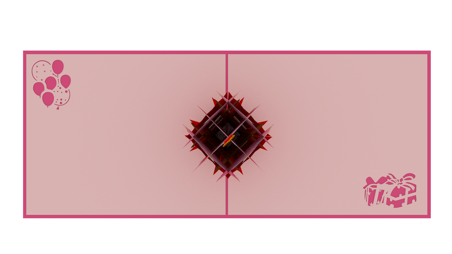 Birthday Cupcakes Pop-Up Card