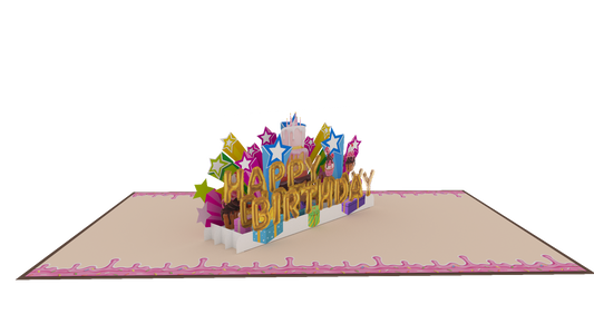 Birthday Star Pop-Up Card