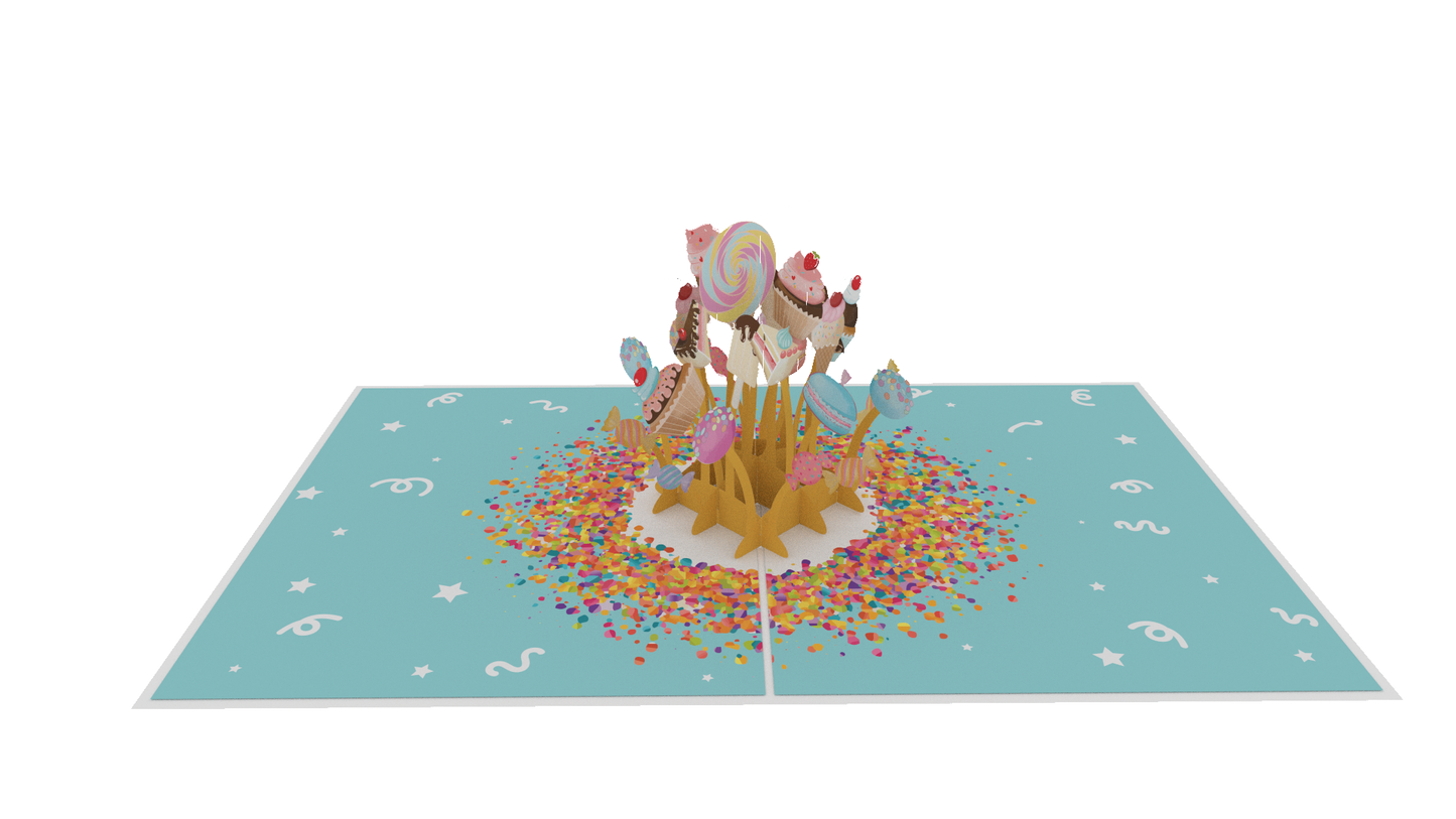 Birthday Sweet Pop-Up Cards