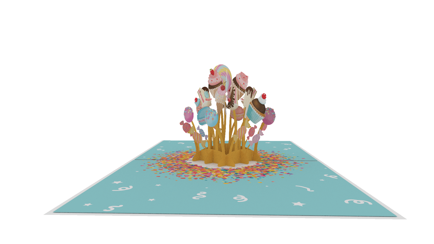 Birthday Sweet Pop-Up Cards