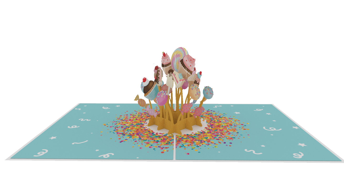 Birthday Sweet Pop-Up Cards