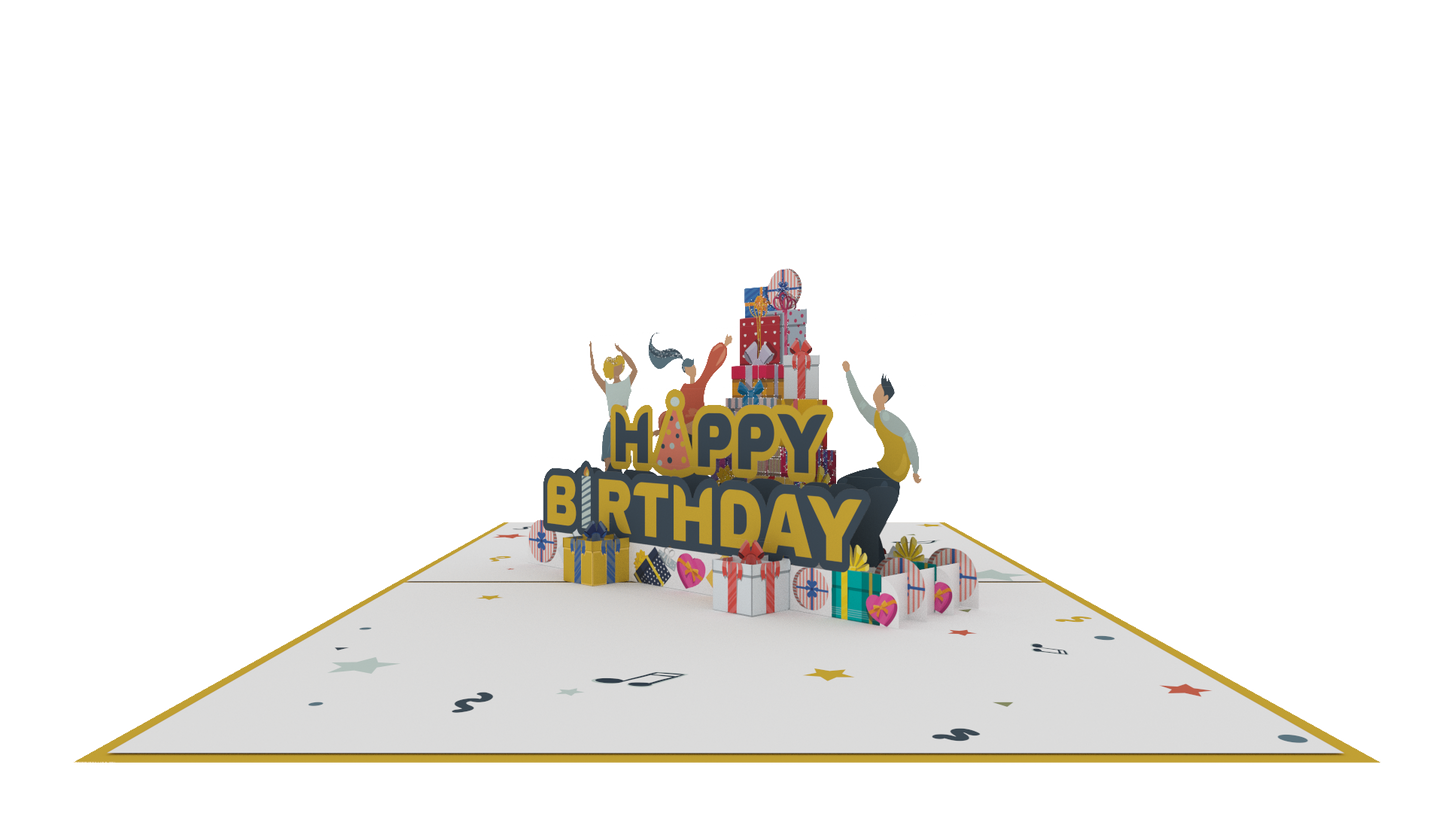 Birthday Celebration Pop-Up Card