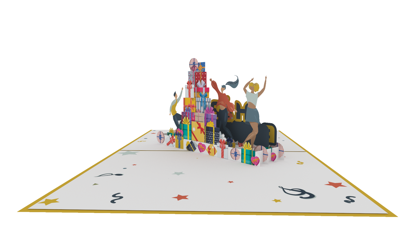Birthday Celebration Pop-Up Card