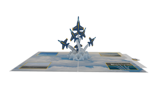Blue Angels  Delta Breakout 3D Pop Up Card