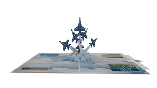 Blue Angels  Delta Breakout Pop-Up Card