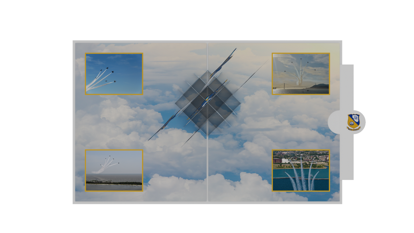 Blue Angels  Delta Breakout Pop-Up Card