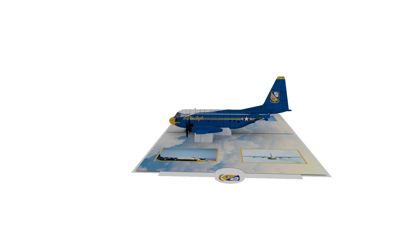Blue Angels Fat Albert Pop-Up Card
