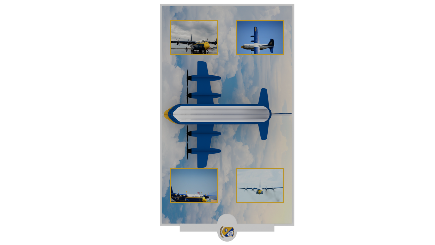 Blue Angels Fat Albert Pop-Up Card