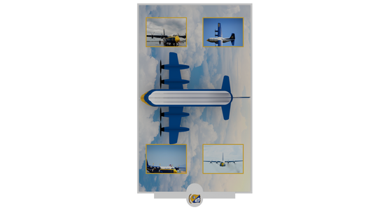 Blue Angels Fat Albert Pop-Up Card