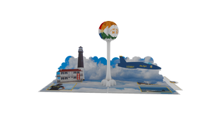 Blue Angels  Pensacola 3D Pop Up Card