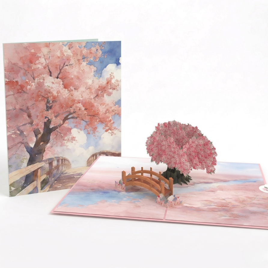 Cherry Blossom Landscape