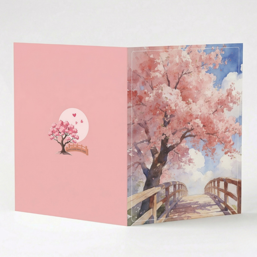 Cherry Blossom Landscape