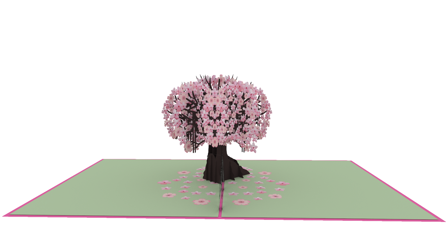 Cherry Blossom Pop-Up Card