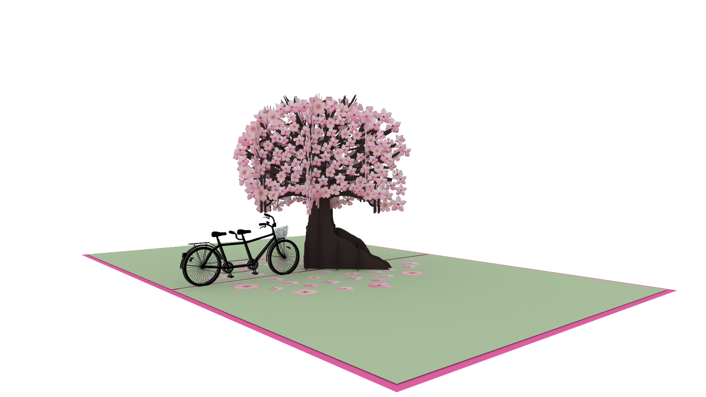 Cherry Blossom Pop-Up Card