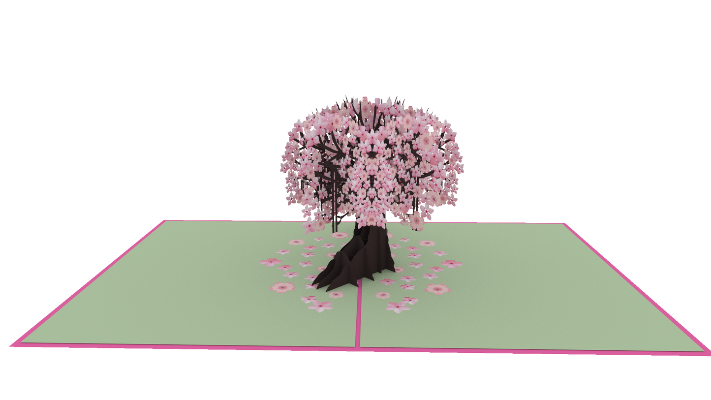 Cherry Blossom Pop-Up Card