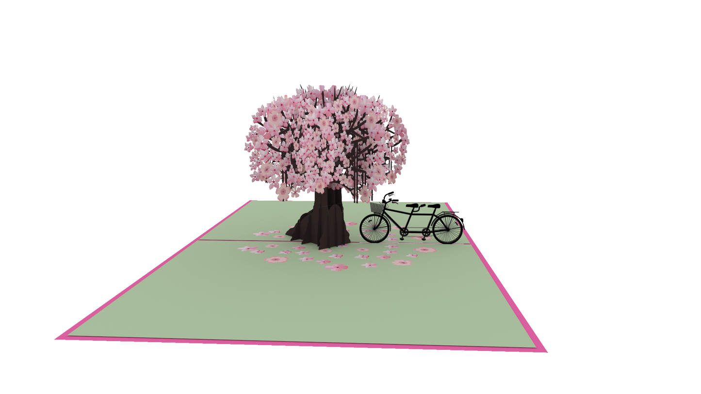 Cherry Blossom Pop-Up Card