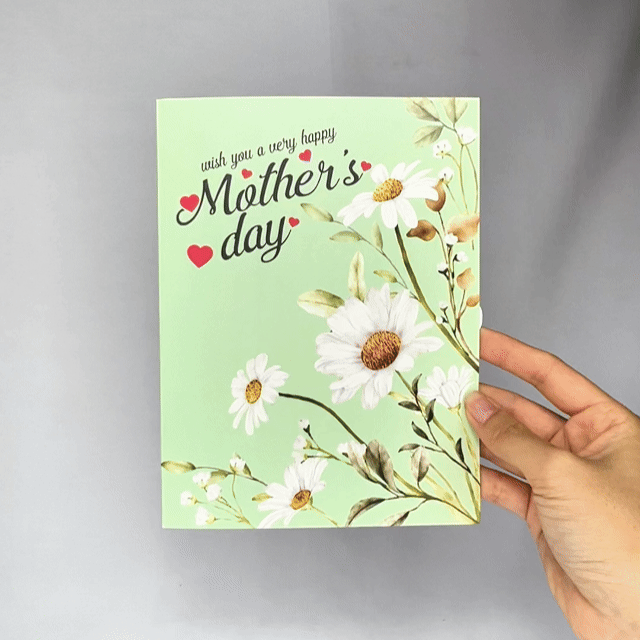 Mother's Day Daisies Pop Up Card