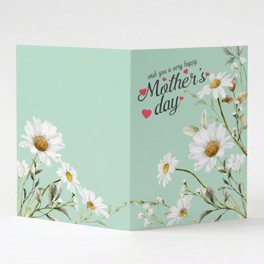 Mother's Day Daisies Pop Up Card