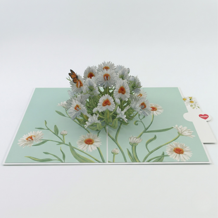 Mother's Day Daisies Pop Up Card