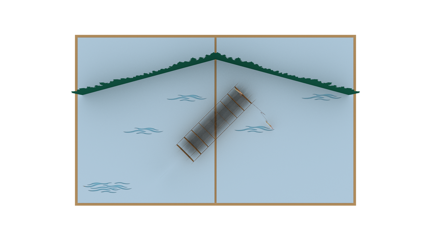 Worlds Best Dad Fishing Boat Pop-Up Card