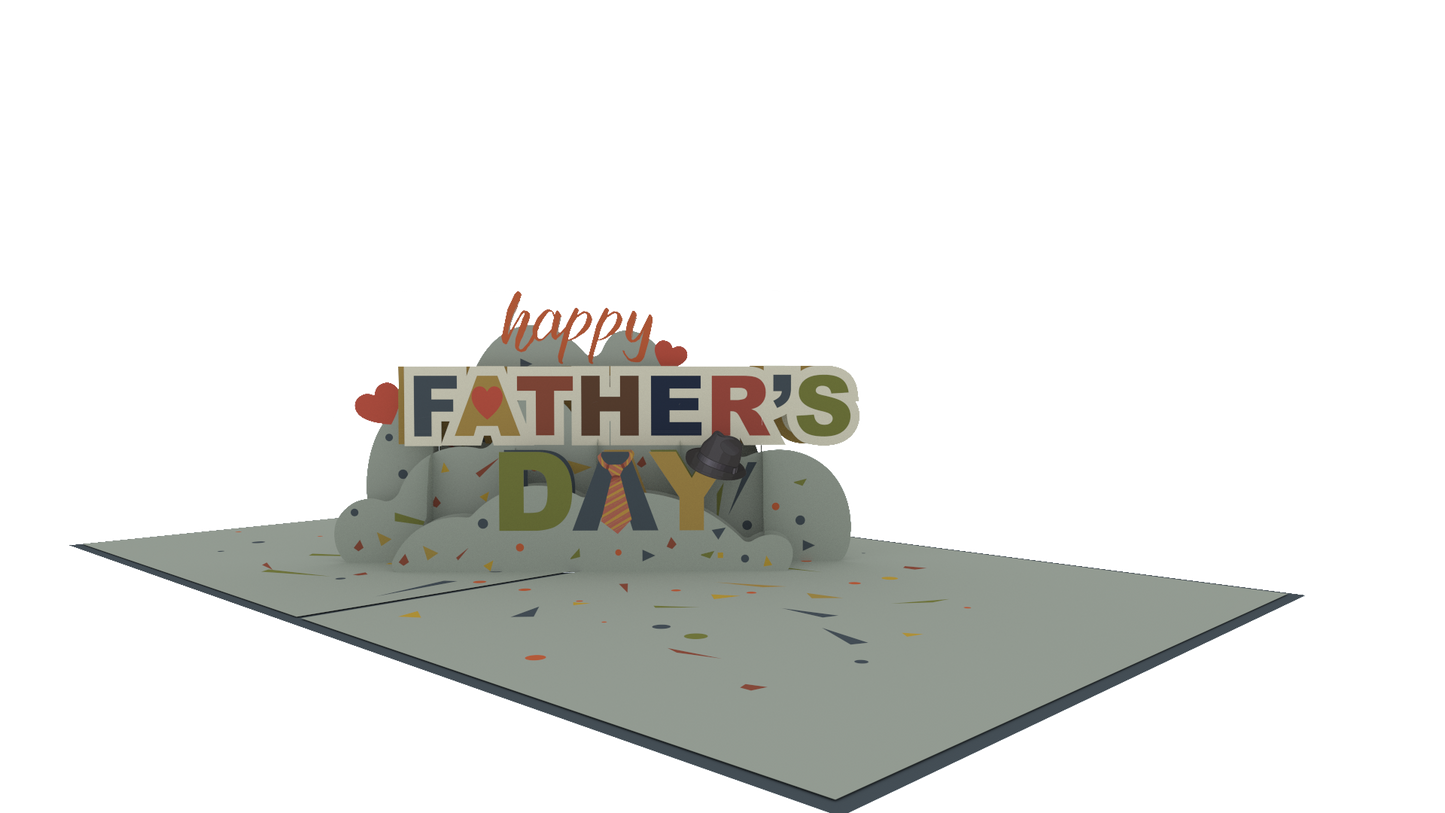 Happy Father's Day Pop-Up Card