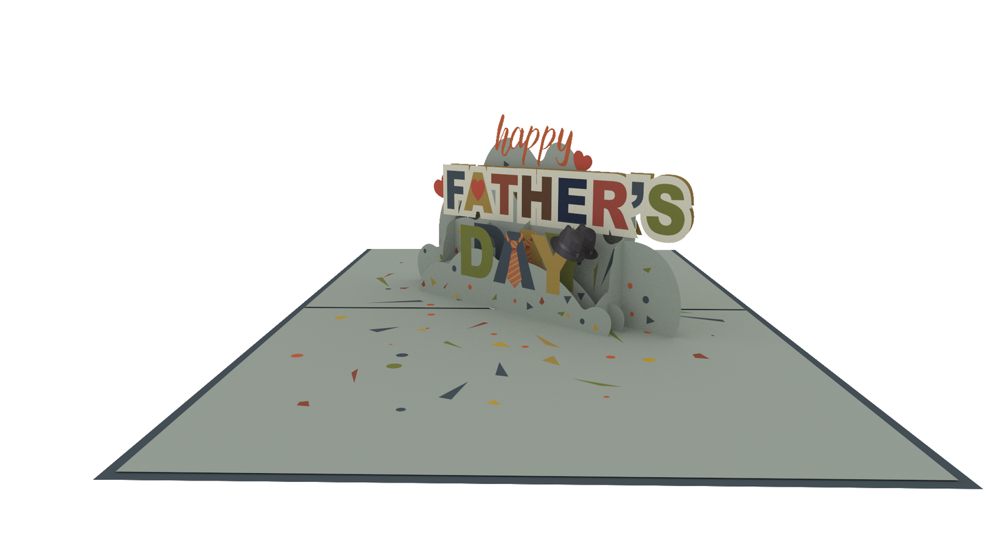 Happy Father's Day Pop-Up Card